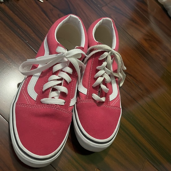 Girls magenta vans lightly used - Picture 2 of 4